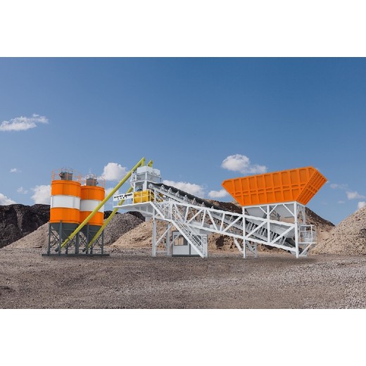 移動小型攪拌站建攪拌站HZS100-3Y