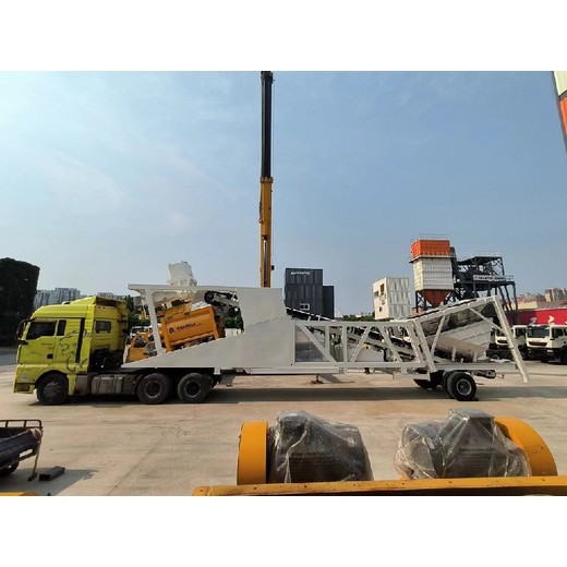 車載式移動攪拌站建攪拌站HZS75-3Y