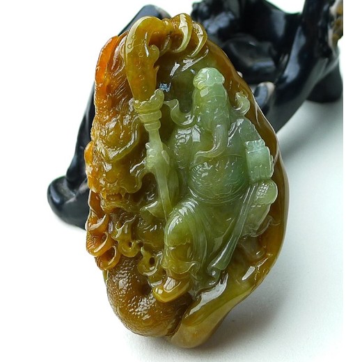 青島綠松石雕刻翡翠加工