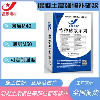 湖北猇亭区破损修补聚合物高强修补砂浆聚合物修补水泥