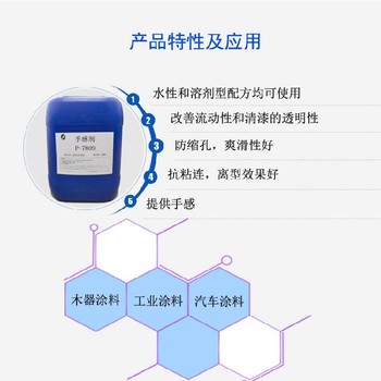 重庆水性防粘增滑剂P-7809透明度好工业涂料