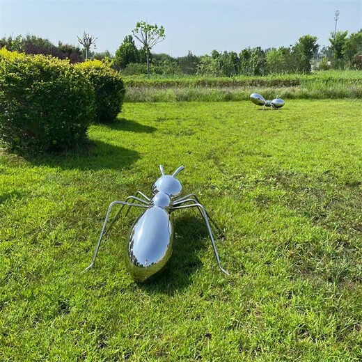 鐵藝鏤空螞蟻雕塑庭院動物雕塑廠家