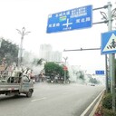 湖南喷雾降尘-路灯杆变身降尘-娄底道路降尘除尘-小篮天环境