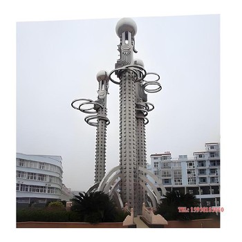 鐵門(mén)關(guān)廣場(chǎng)景觀柱子雕塑金越雕塑廠家