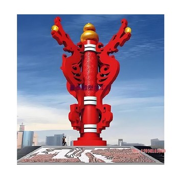赤峰廣場景觀柱子雕塑