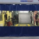 安裝洗車簾隔水簾洗車店