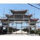 古建大門雕塑圖