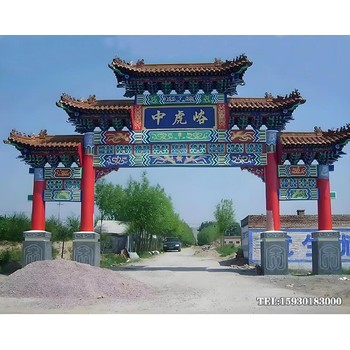牌樓牌坊生產(chǎn)團(tuán)隊(duì)金越園林雕塑質(zhì)量