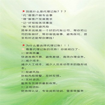 寶安小規(guī)模代理記賬公司