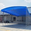 蘭州移動(dòng)活動(dòng)雨棚戶外推拉雨蓬折疊伸縮倉庫遮陽蓬懸空電動(dòng)蓬