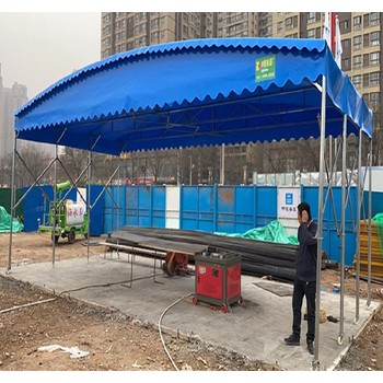 江蘇活動伸縮防雨蓬大型推拉雨棚