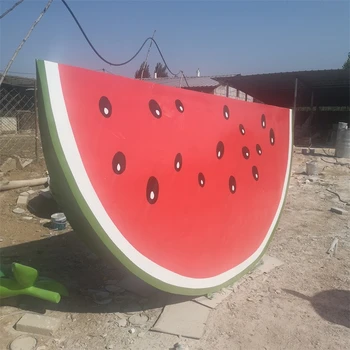 安徽玻璃鋼仿真西瓜雕塑報(bào)價(jià),仿真蔬菜水果雕塑