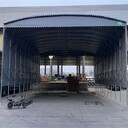 西安燒烤蓬活動(dòng)伸縮遮陽(yáng)蓬大型物流倉庫帳篷懸空電動(dòng)雨棚