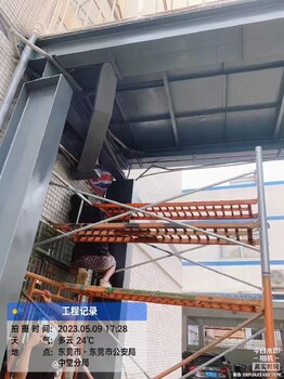 深圳拆解雨棚深圳龙岗建造彩钢板隔墙雨棚