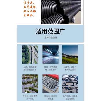 雙壁打孔半圓波紋管崇文施工方法半圓排水管