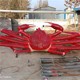 玻璃鋼螃蟹雕塑制作圖