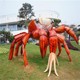 玻璃鋼螃蟹雕塑公司圖