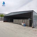 鋼立柱電動(dòng)伸縮棚移動(dòng)伸縮蓬加工定制