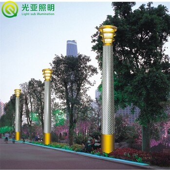 酉陽方形景觀燈,小區(qū)公園3米鋁型材方形景觀燈