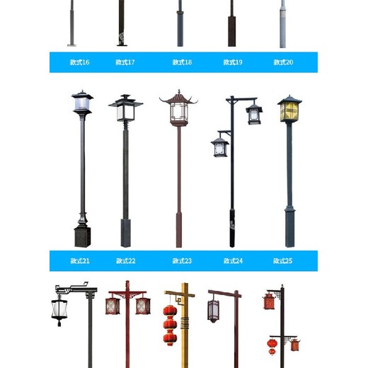 乐山太阳能仿古庭院路灯供应商,小区别墅路灯厂家