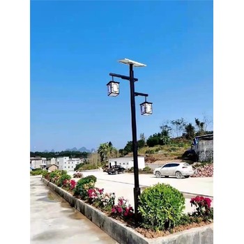 江北太陽能仿古庭院路燈價(jià)格,戶外仿古庭院燈廠家