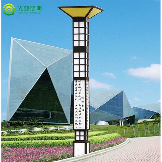 南充方形景觀燈批發(fā)報(bào)價(jià),LED燈戶外中式方形景觀燈