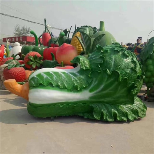 曲陽縣仿真大白菜雕塑小品