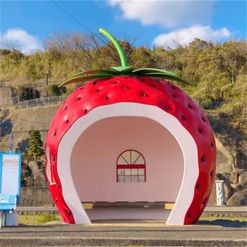 曲陽縣戶外水果屋子雕塑廠家