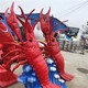 縣廣場玻璃鋼龍蝦雕塑圖
