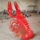 海鮮店玻璃鋼龍蝦雕塑圖