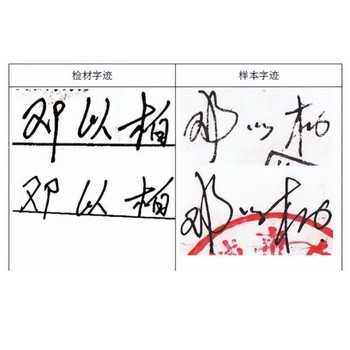 黄埔字迹鉴定机构