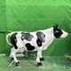 玻璃鋼奶牛雕塑圖