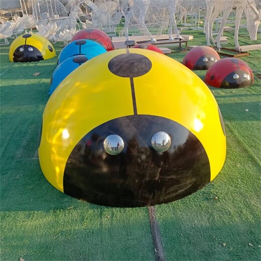 七星瓢蟲雕塑仿真公園動物雕塑定制