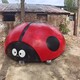玻璃鋼七星瓢蟲雕塑圖