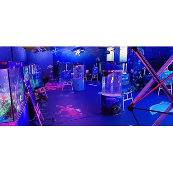 海洋生物展互動性強美人魚表演