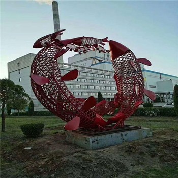 曲陽廣場金魚雕塑加工廠
