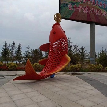 曲陽(yáng)發(fā)光金魚(yú)雕塑加工廠