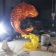 金魚(yú)雕塑圖
