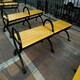 北京崇文公園椅租賃,長條座椅訂做圖