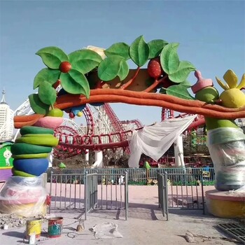 曲陽大型門頭雕塑圖片