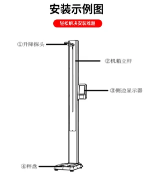 嬰幼兒身高體重測(cè)量?jī)x電子兒童秤?jì)胗變褐悄芫荏w檢儀