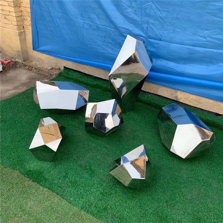 不锈钢石头雕塑水景石头雕塑厂家