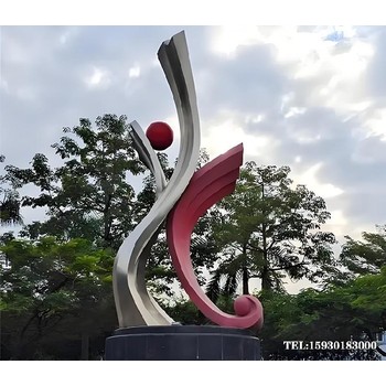 校園不銹鋼科技元素雕塑學(xué)校文化雕塑河北金越雕塑公司