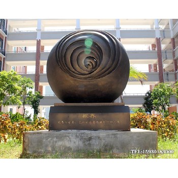 校園不銹鋼原子分子雕塑學校形象雕塑河北金越雕塑公司