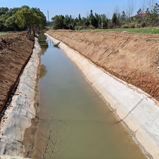 运城河道引水渠固化水泥毯