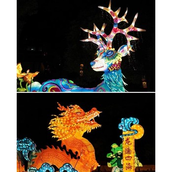 戶外夜游燈光燈會生產(chǎn)工廠團(tuán)隊精心制作