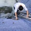 魚(yú)塘護(hù)坡水泥地毯各種規(guī)格北海固化水泥毯各種規(guī)格