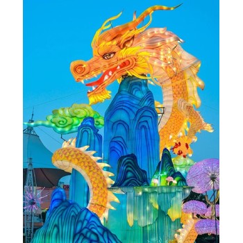 戶外夜游燈光花燈生產(chǎn)工廠傳統(tǒng)工藝制作