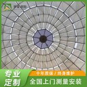 虹口中庭電動天棚簾上門測量