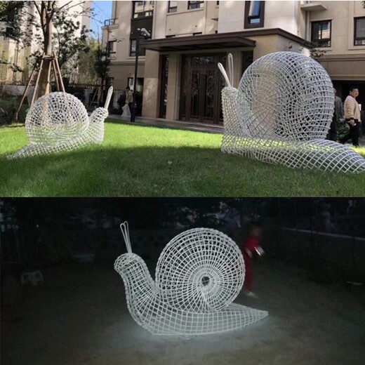 河北抽象不銹鋼蝸牛雕塑制作廠家